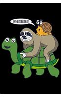 Funny turtle and snail journal