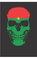 Burkina Faso Burkinabe Flag Notebook Journal