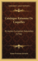 Catalogue Raisonne De Coquilles