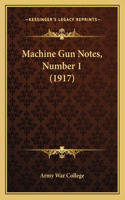 Machine Gun Notes, Number 1 (1917)