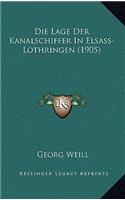Die Lage Der Kanalschiffer In Elsass-Lothringen (1905)