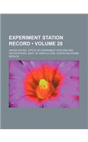 Experiment Station Record (Volume 28)