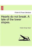 Hearts Do Not Break. a Tale of the Lower Slopes.: (English)