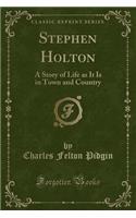 Stephen Holton: A Story of Life as It Is in Town and Country (Classic Reprint)