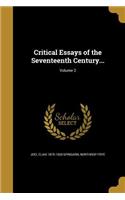 Critical Essays of the Seventeenth Century...; Volume 2