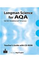 Longman AQA GCSE Additional Science: Teachers' Active Pack Book with CDROM: (AQA GCSE Science)