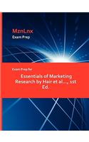 Exam Prep for Essentials of Marketing Research by Hair et al..., 1st Ed.