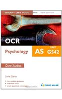 OCR AS Psychology Student Unit Guide: Core Studies