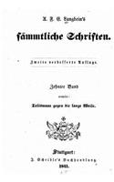 A.F.E. Langbein's Sämmtliche Schriften