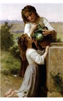 "At the Fountain" by William-Adolphe Bouguereau - 1897: Journal (Blank / Lined)(Art of Life Journals)