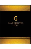 Camp Director Log (Log Book, Journal - 125 pgs, 8.5 X 11 inches): Camp Director Logbook (Black cover, X-Large)(Centurion Logbooks/Record Books)