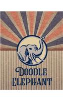 Doodle Elephant: Dot Grid Journal Notebook