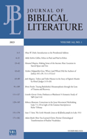 Journal of Biblical Literature 142.1 (2023)