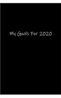 My Goals For 2020