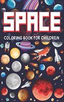 Space Coloring Book for Children