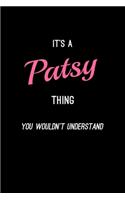 It's A Patsy Thing, You Wouldn't Understand
