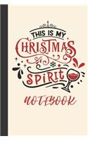 this is my christmas spirit notebook