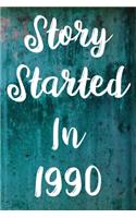 Story Started In 1990