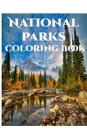 National Parks Coloring Book - National Parks of America, National Parks Coloring Book for Adults