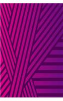 Purple Stripes Journal: 200 Lined Page (6 X 9) Journal, for Writing, Notes, Memos, Student, Teacher