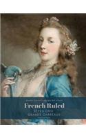 Rosalba Carriera Young Lady With a Parrot French Ruled Seyes Grid: Grands Carreaux Practice Paper Perfect Bound Notebook for Handwriting, Penmanship, Caligraphy