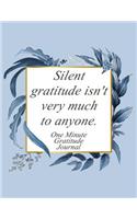 One Minute Gratitude Journal