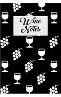 Wine Notes: Wine Tasting Journal with 100 Wine Tasting Sheets for Wine Tours