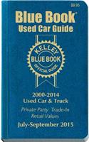 Kelley Blue Book Used Car Guide: Consumer Edition July-September 2015