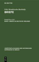 Briefe an deutsche Verleger