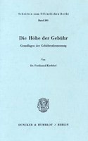 Die Hohe Der Gebuhr