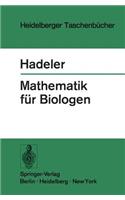 Mathematik Für Biologen