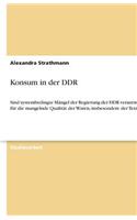 Konsum in der DDR