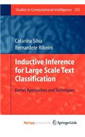 Inductive Inference for Large Scale Text Classification: (English)