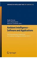 Ambient Intelligence - Software and Applications
