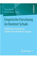 Empirische Forschung Im Kontext Schule