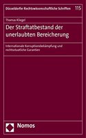 Der Straftatbestand Der Unerlaubten Bereicherung