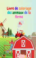 Livre de coloriage des animaux de la ferme