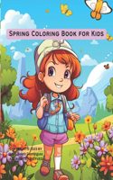 Spring Coloring Book for Kids