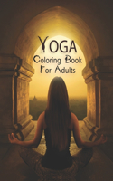 Yoga Coloring Book For Adults