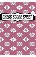 Chess Score Sheet