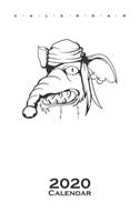 Elephants Pirate Calendar 2020