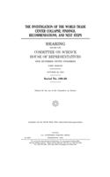 The investigation of the World Trade Center collapse
