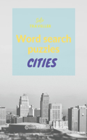 Solo traveller: Word search puzzles. Cities