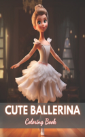 Cute Ballerina Coloring Book