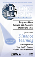 Special Issue of Distance Learning Vol 20 Issue 4