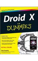 Droid X For Dummies