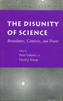 The Disunity of Science