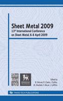 Sheet Metal 2009: Selected, Peer Reviewed Papers From The 13Th International Conference On Sheet Metal, Held At The Birmingham City University, United Kingdom, 6Th-8Th (Key Engineering Materials)