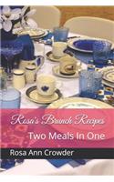 Rosa's Brunch Recipes