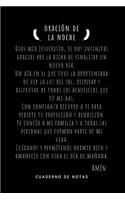 Cuaderno De Notas con Oración De La Noche